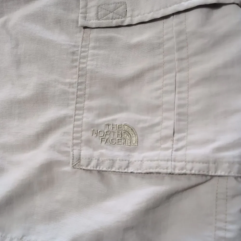 The North Face Men's XL 36x10 Cargo Nylon Shorts Pocket Zip Belted Elastic Waist